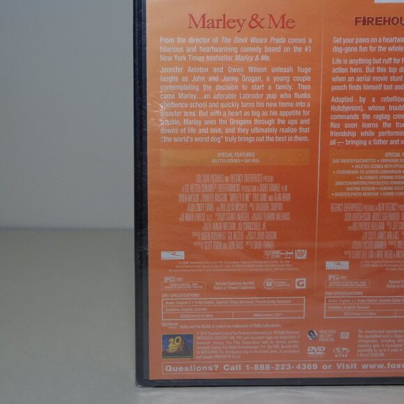 MARLEY & ME / FIREHOUSE DOG New DVD / Double Feature / Bonus Special Features - Picture 3 of 8